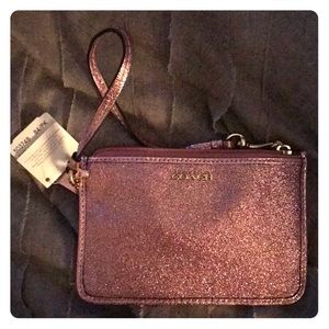 Glittery Coach wristlet